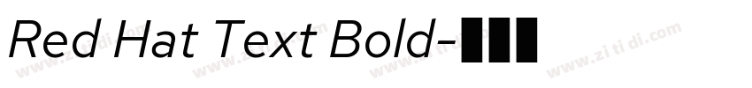 Red Hat Text Bold字体转换 Red Hat Text Bold字体转换